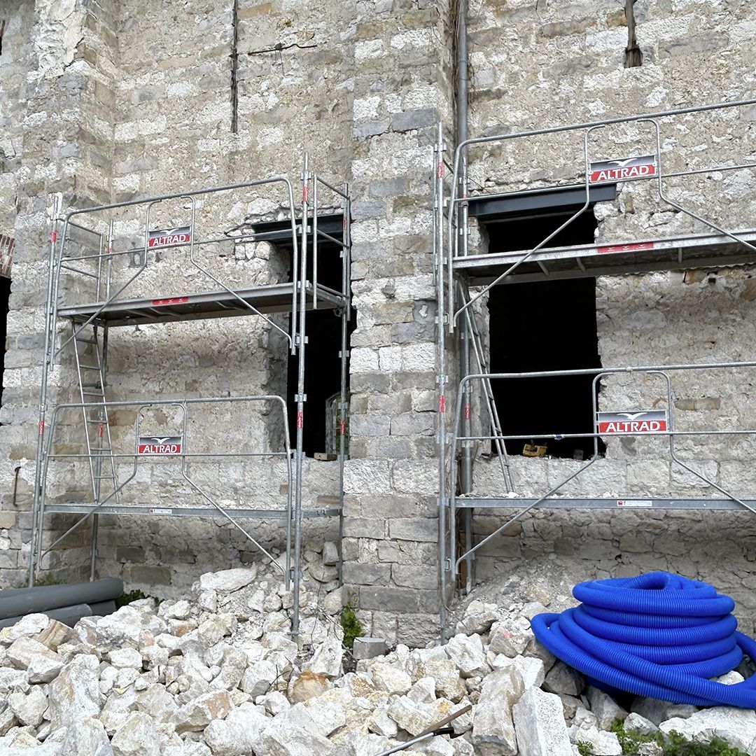 Travaux grange des Graillons