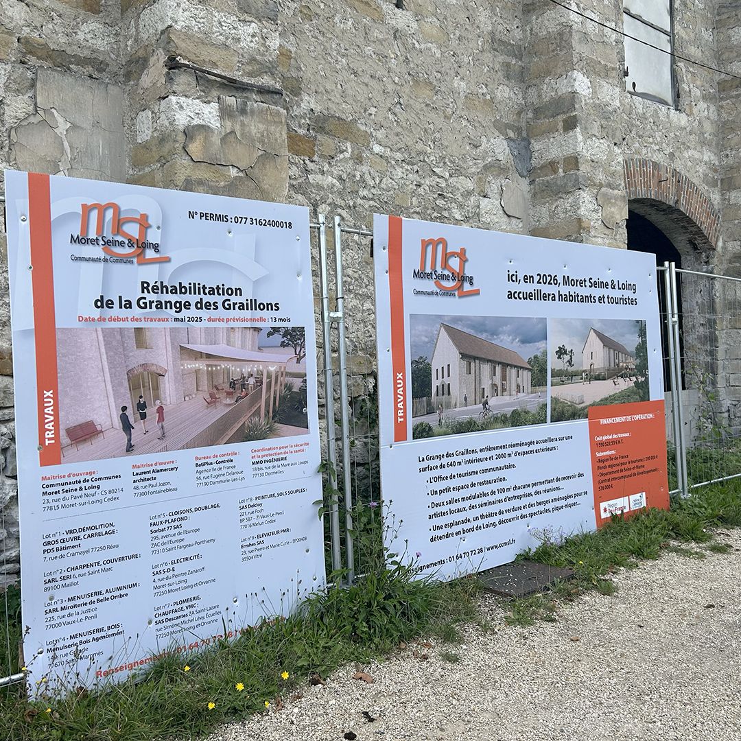 Travaux grange des Graillons