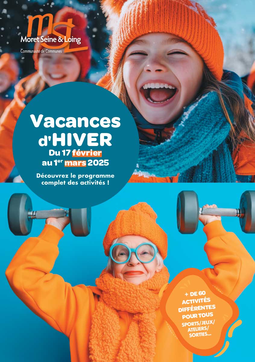 Programme des activités pendant les vacances d'hiver 2025