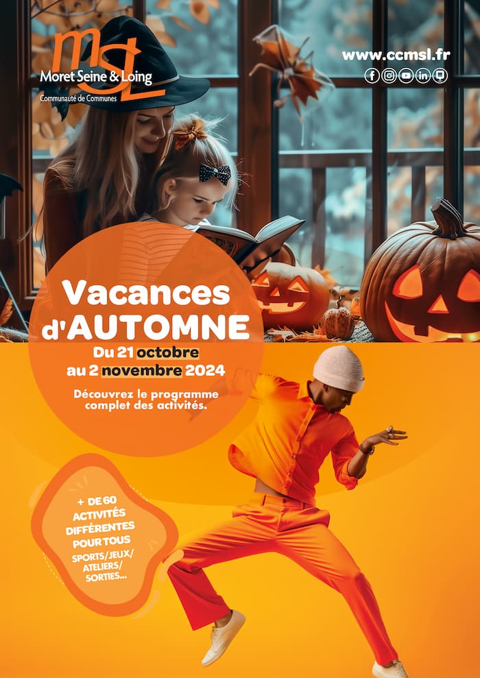 Programme des activités pendant les vacances d'automne 2024