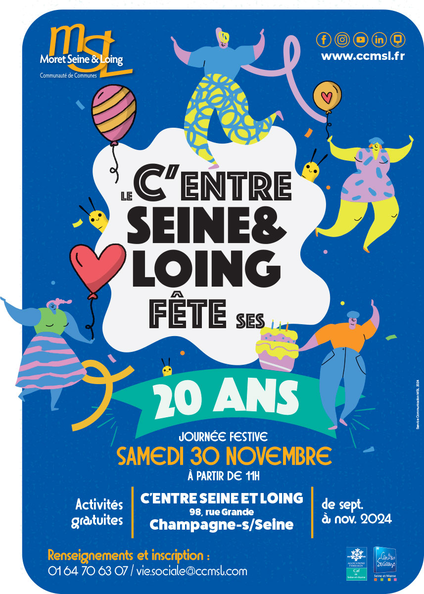 Le C'Entre Seine & Loing fête ses 20 ans !
